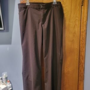 Lee Flex Motion pants, size 18, brown